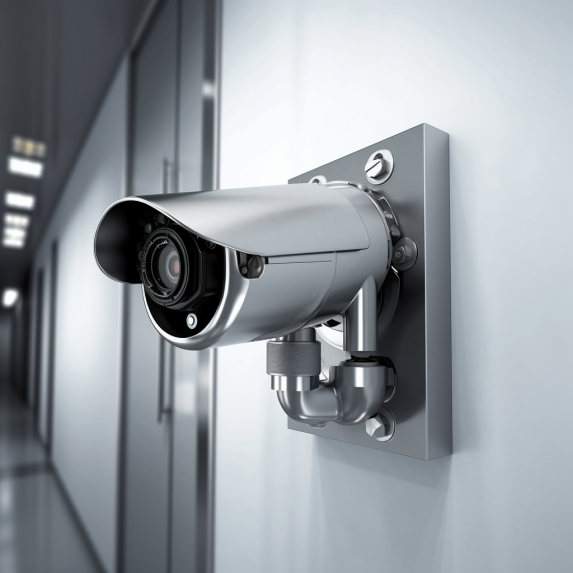 Kameraövervakning i framkant, säkerhet i fokus.